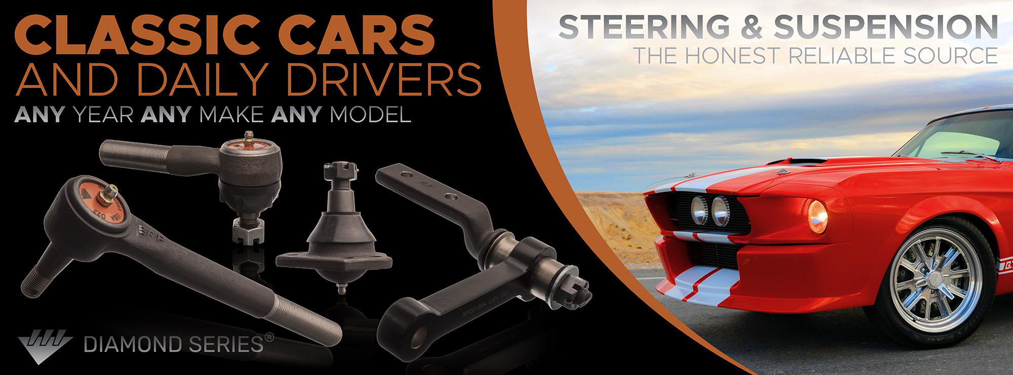 Rare Parts Inc - Steering and Suspension parts for Classic cars, trucks and Imports